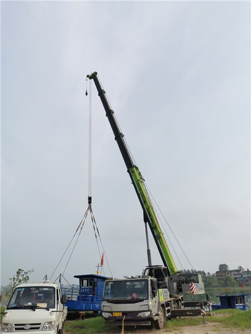 忻府区桥梁建设吊装案例